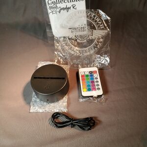 Harley-Davidson logo 3D illusion LED night light.